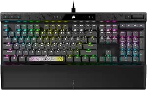 Corsair K70 Max RGB Magneto-Mechanical Wired Gaming Keyboard - MGX Switches with Adjustable Actuation - PBT Double-Shot Keycaps - iCUE Compatible - AZERTY FR Layout - Steel Grey - Image 1