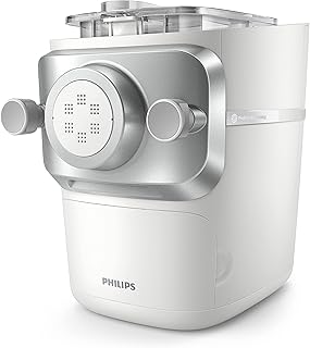 Series 7000 Pasta Machine - ProExtrude Technology, Fully Automatic, Perfect Mixing Technology, 6 Shaping Discs, White (HR2660/00) - Image 1