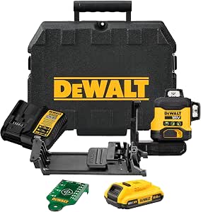 Dewalt - Multi-line laser level 3 x 360° compact XR 18V 2Ah Li-Ion - green beam - DCLE34031D1-QW - Image 1