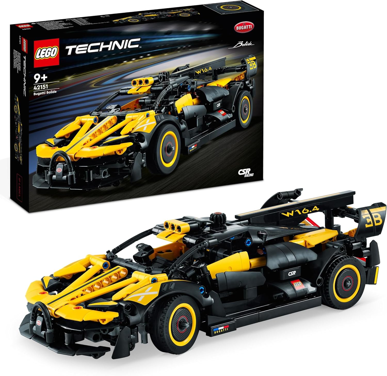 LEGO 42151 Technic Le Bolide Bugatti, Jouet Voiture de Course pour Enfants dès 9 Ans, Maquette à Construire de Véhicules Iconiques à Collectionner - Image 1