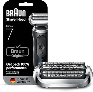 Braun Original Series 7 74S Men's Electric Shaver Head, Silver, Grid Replacement for Close Shaving, Flexible Blades, Official Replacement Element for Shavers 70, 71, 72 - Image 1
