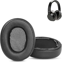 Replacement Ear Pads Compatible with Audio-Technica ATH SR50BT Bluetooth Over-Ear Headphones with Soft Protein Leather and Memory Foam Earpads - Image 1