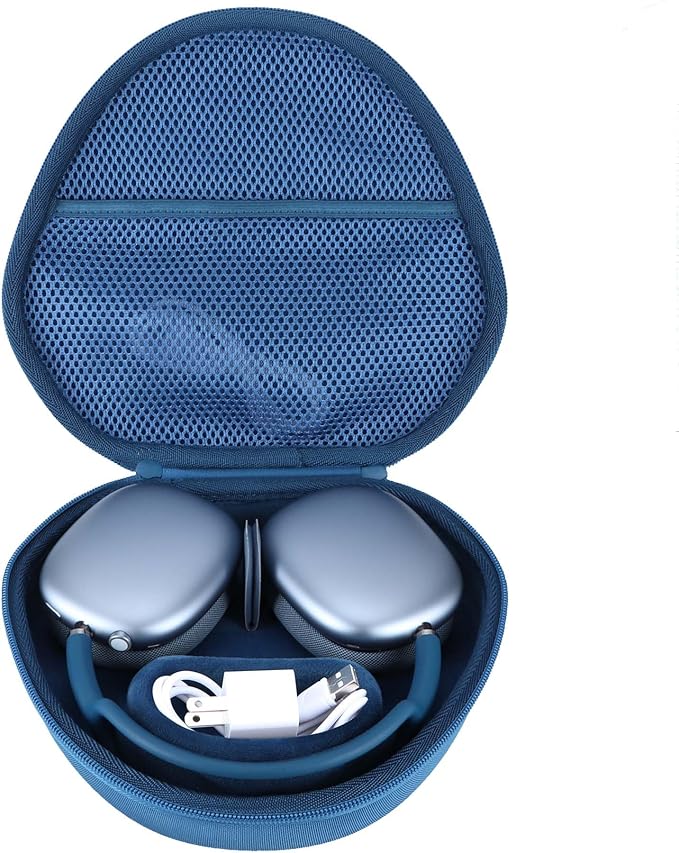 Hard Protective Case for Apple AirPods Max Headphone (Blue) - Image 1