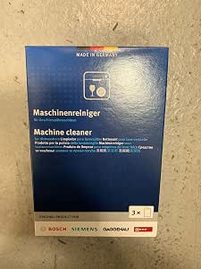 Bosch Dishwasher cleaner (3 sachets) PN: 00312193 EAN: 4242005250615 - Image 1
