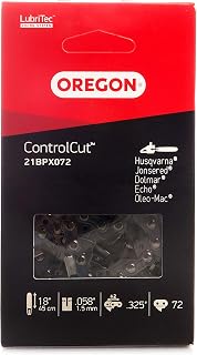 Oregon ControlCut 21BPX , Chaîne de tronçonneuse 72 maillons pour guides de 45cm, Pas de .325", Jauge 1,5mm compatible avec les tronçonneuses Echo, Husqvarna, Dolmar, Sterwins, Stanley et autres - Image 1