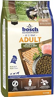 bosch HPC Adult with Fresh Poultry and Millet Dry Food for Adult Dogs of All Breeds, 1 kg - Image 1