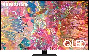 SAMSUNG QE50Q80BATXZT QLED TV, 50-inch Q80B Series Smart TV, QLED 4K UHD, Built-in Alexa and Google Assistant, Carbon Silver, 2022, DVB-T2          [Energy Class G] - Image 1