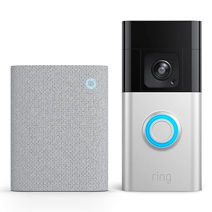 Ring Sonnette vidéo sans fil Pro (Battery Video Doorbell Pro) + Chime (3e gén.) | sonnette-caméra sans fil | Détection de mouvements 3D, vision nocturne couleur | Essai de 30 jours à Ring Home - Image 1