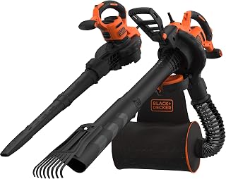 BEBLV301 Electric Wire Blower Vacuum Cleaner + Blower, Grinder Option 3000 W Orange - Image 1