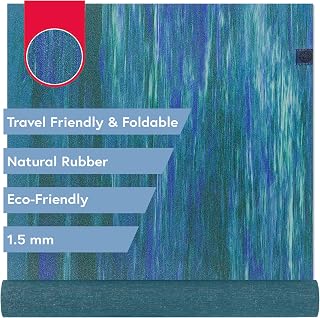 EKO Superlite Unisex Yoga Mat 1.5 mm, Toad Blue, Standard - Image 1