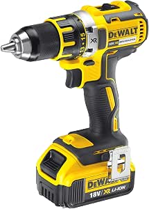 DEWALT - Brushless XR 18V Li-Ion 4Ah Drill - DCD790M2-QW - Cordless Drill with Box, 2 Batteries/Charger - 2 Speeds (0-600/2000 rpm) - Chuck 13 mm - 360 W - Image 1