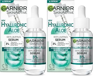 Garnier SkinActive - Sérum Gel Repulpant Hyaluronic Aloe - Soin Enrichi en Acide Hyaluronique et Aloe Vera - Pour Tous Types de Peaux - 30 ml (Lot de 2) - Image 1
