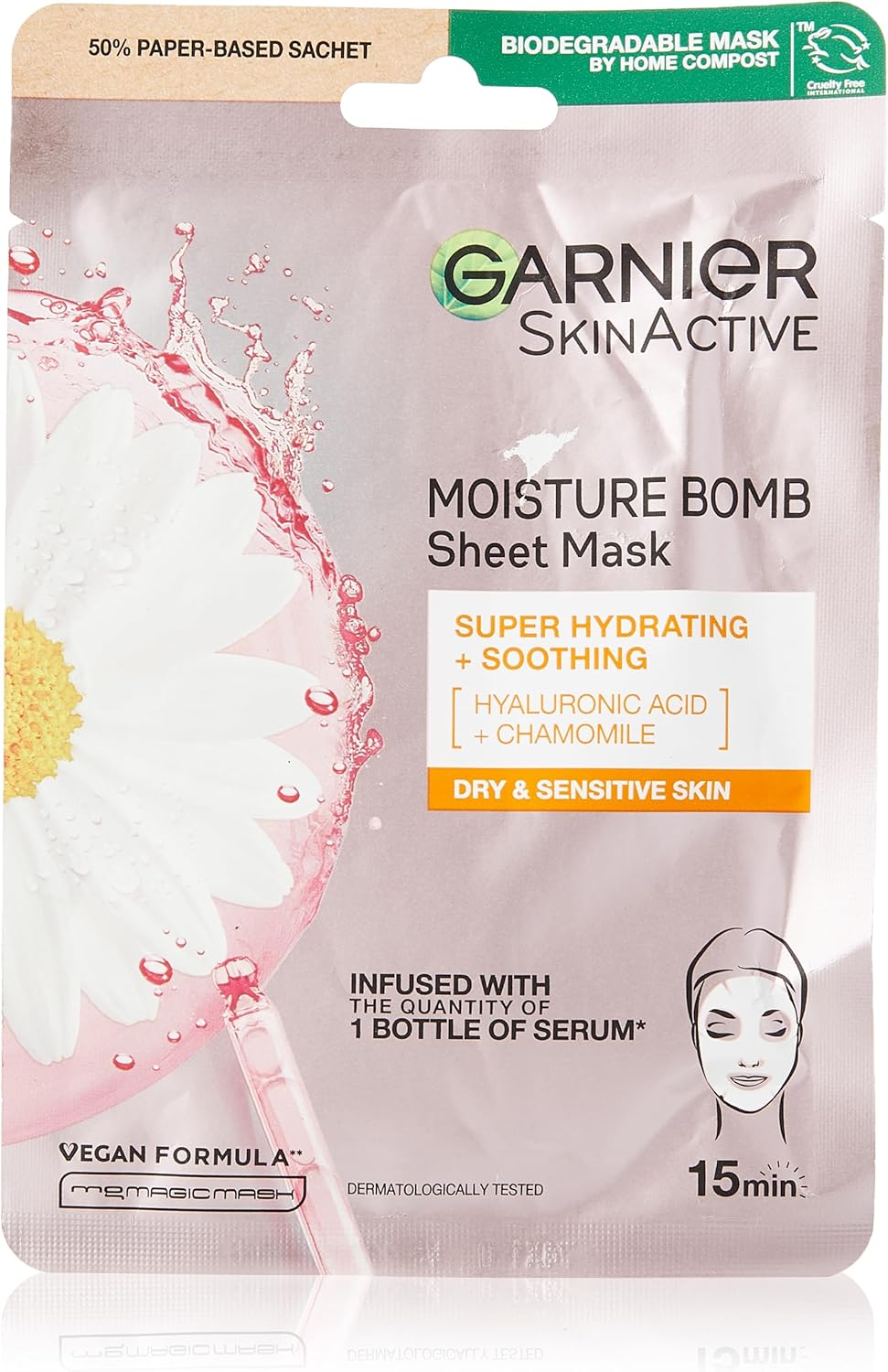 Garnier, Moisture Bomb Soin Hydratant Visage Thé Vert - Image 1