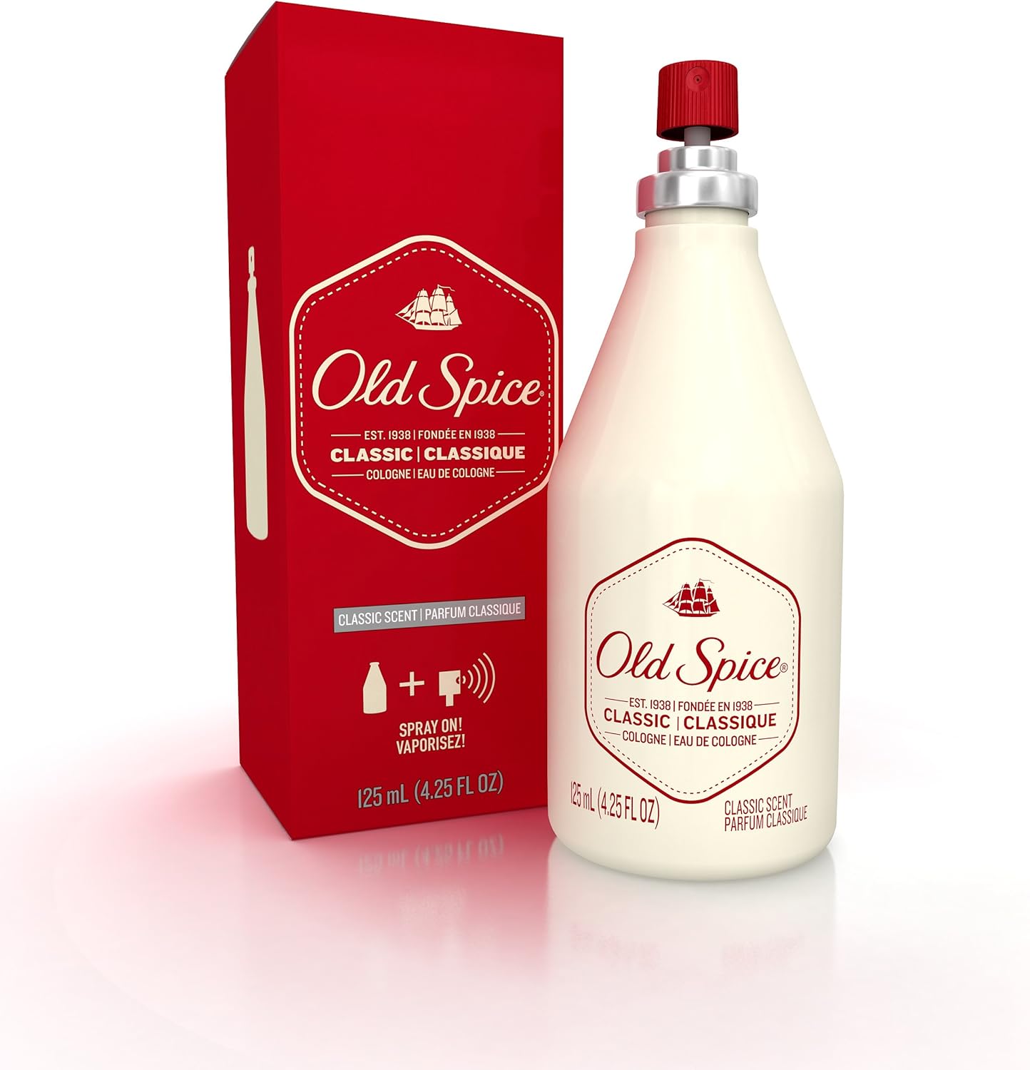 Old Spice Classic Cologne for Men 4,25 oz by Procter & Gamble - Image 1