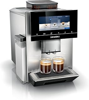 EQ900 TQ905R03 Fully Automatic Coffee Machine with BaristaMode Grinder, eGrinder, BeanIdent System, 6.8" iSelect Display, Home Connect App, Stainless Steel - Image 1