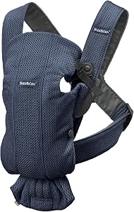 BabyBjörn Baby Carrier Mini, Mesh 3D, Navy Blue - Image 1