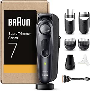 Braun Tondeuse À Barbe Series 7 BT7441, Tondeuse À Barbe Avec Outils Professionnels Et 100 Minutes D'autonomie - Image 1