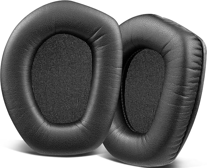 SOULWIT PU Leather Foam Cushion Pads for Sennheiser RS165/TR165/RS175/TR175/RS185/TR185/RS195/TR195(RS/TR 165 175 185 195 RF), for HDR165/HDR175/HDR185/HDR195/HDR195 (HDR 19) 5RF) Wireless Headphones - Image 1