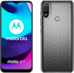 Motorola Moto E20 Smartphone 32GB, 2GB RAM, Dual Sim, Graphite Grey - Image 1