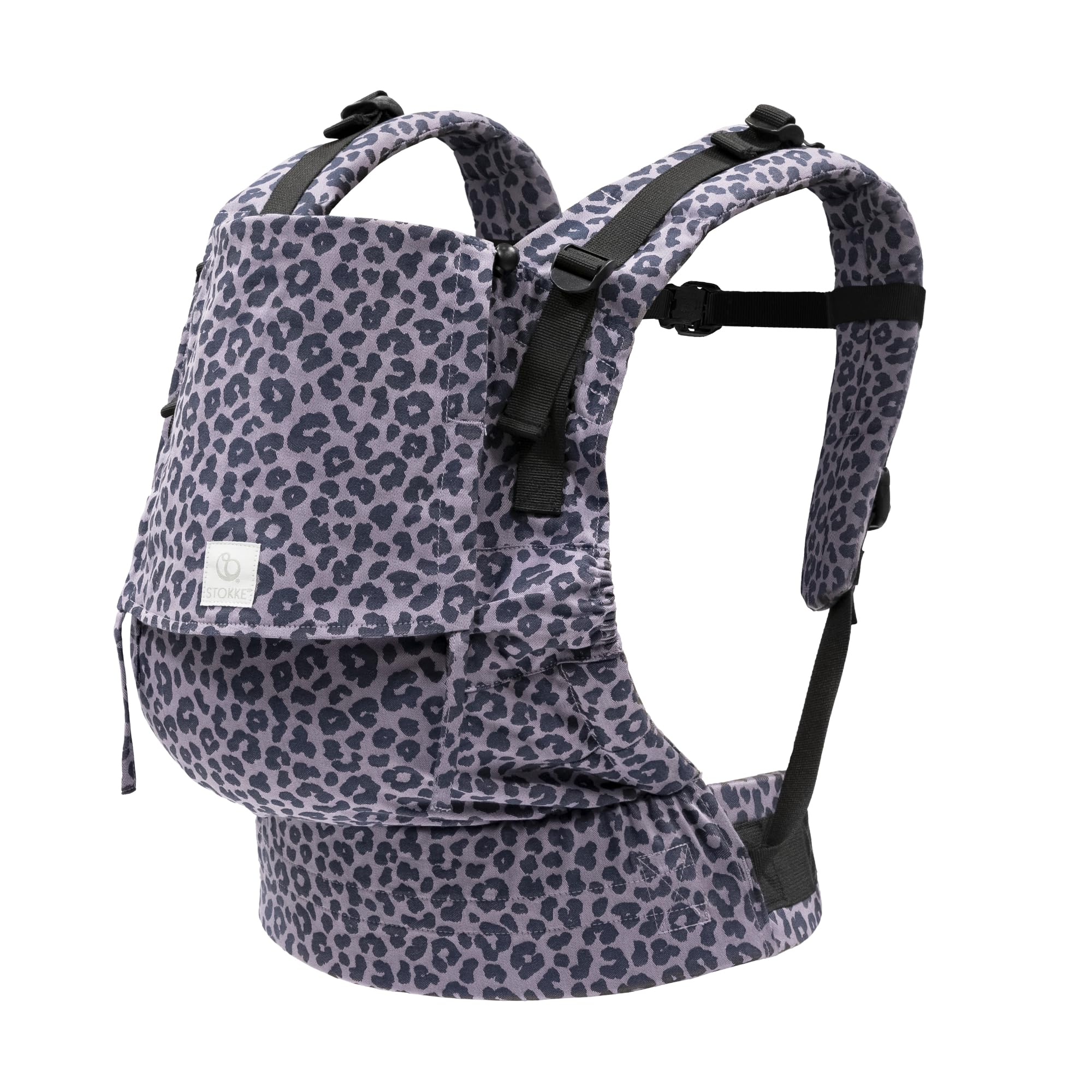 Stokke Limas Flex, Leopard Lilac (OCS) Baby Carrier with Full Loops, Three Carrying Options, Safe for Babies from 1 Month, 4 kg to 20 kg - Image 1