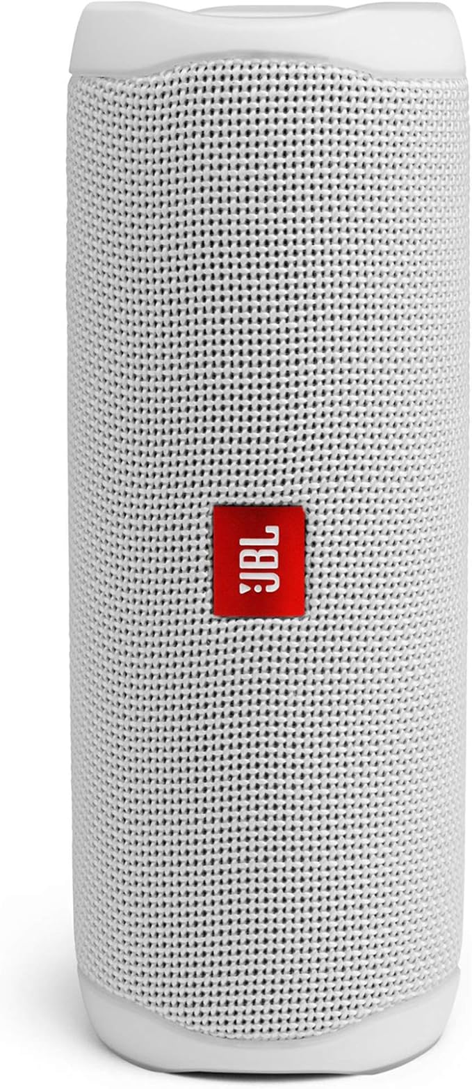 JBL Flip 5 - Sturdy Portable Bluetooth Speaker - Waterproof Design for Pool & Beach - 12 Hours Battery Life - Unique JBL Sound - White - Image 1