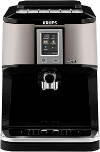 Krups EA880E - Freestanding Fully Automatic Espresso Machine, 1.7 L, 12 Cup, Silver - Image 1