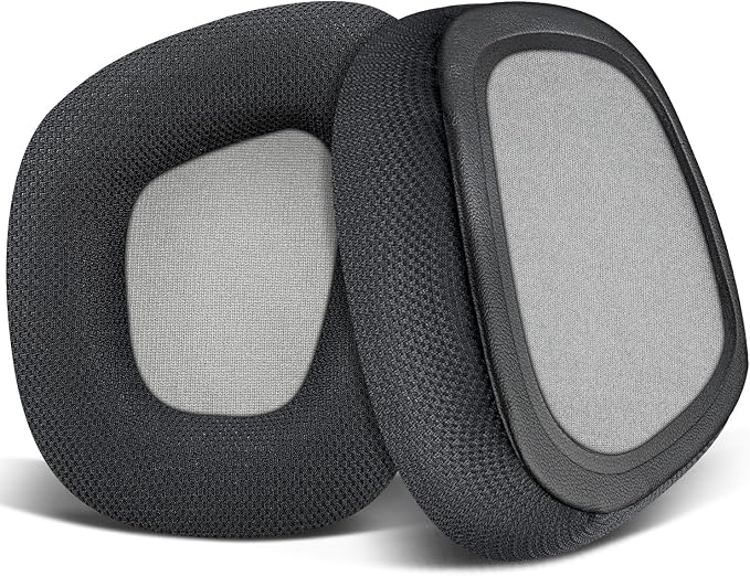 SOULWIT Mesh Fabric Foam Cushion Ear Pads for Corsair Void/Void v2/Void Pro/Void Elite/Surround Wired & Wireless RGB RGB USB Gaming Headphones, Earpads with Noise Isolating Foam - Image 1