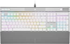 Corsair K70 Pro RGB Mechanical Optical Gaming Keyboard - OPX Linear Switches - Double-Shot PBT Keycaps - 8000Hz Hyper-Polling - Soft-Touch Magnetic Wrist Rest - NA Layout - QWERTY - - Image 1