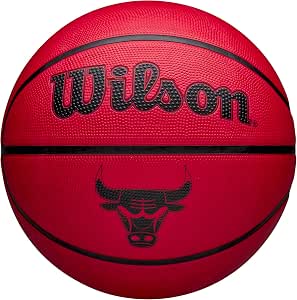 Wilson NBA Team Tribute Solid BSKT CHI Bulls 5, Black - Image 1