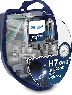 Philips RacingVision GT200 H7 lampe pour éclairage avant +200%, set de 2 Blanc - Image 1