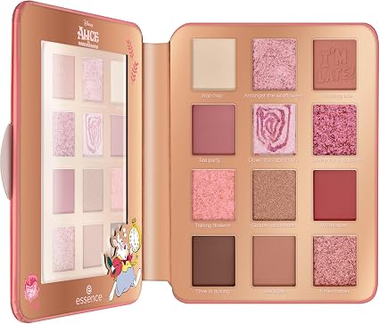 Essence Cosmetics Disney Alice in Wonderland Eyeshadow Palette, Long Lasting, Highly Pigmented, Instant Result, Shimmering, Metallic (16g) - Image 1