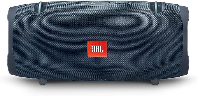 DevaCurl 1 x JBL Xtreme 2 Portable Waterproof Wireless Bluetooth Speaker 18/8 Stainless Steel Blue - Image 1