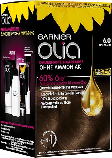 Garnier Olia 6.0 Light Brown, 1st Pack of 1 (1 x 1 Piece) - Image 1