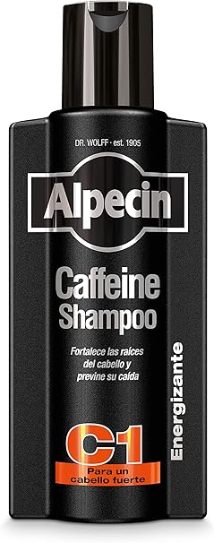 Alpecin Caffeine Black Edition Anti-Hair Loss Shampoo 375ml - Image 1