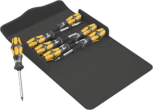 Wera 05137811001 Kraftform 900/7 Set 1 Screwdriver set Kraftform Wera: the chisel screwdriver, 7 pieces          [Energy Class A+] - Image 1