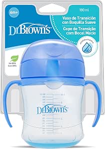 Dr. Brown's TC61001SPX 180ml Transition Tumbler Soft Spout Assorted Colours - Image 1