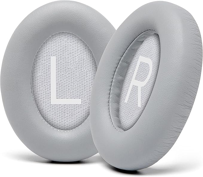 WC Wicked Cushions Upgraded Earpads for Bose Noise Cancelling 700 (NC700) Headphones - Soft Leather, Luxury Memory Foam, Increased Thickness, Extra Durable |Silver - Image 1