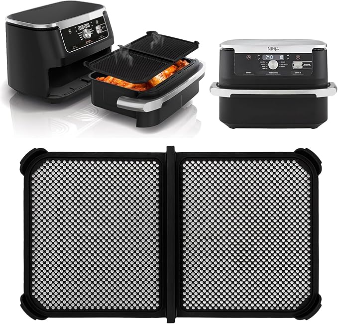 Air Fryer Ninja 10.4L AF500EU Reusable Silicone Air Fryer Accessories Mould Air Fryer Ninja 10.4L, Anti Splash Air Fryer Ninja Foodi 10.4L (Style-1) - Image 1