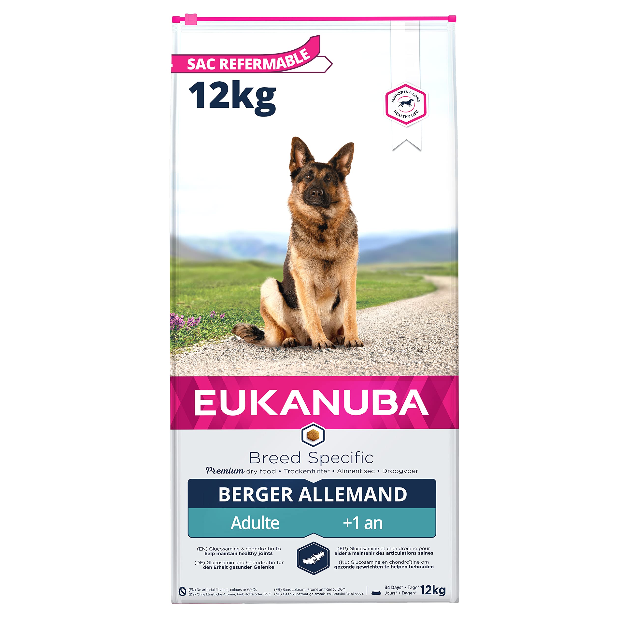 Eukanuba Dog Dry Food German Shepherd Chicken 12 kg - Image 1