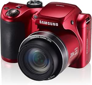 Samsung WB100 Digital Camera 16.2 Megapixels 26x Optical Zoom Red - Image 1
