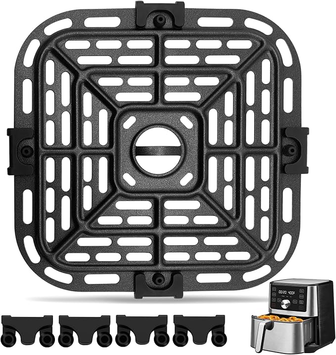 Replacement Parts for Instant Pot Vortex Plus 6 in 1 Air Fryer 4 Liter 7.3" x 7.25" Square Air Fryer Food Grade Grill Plate Tray Accessories - Image 1