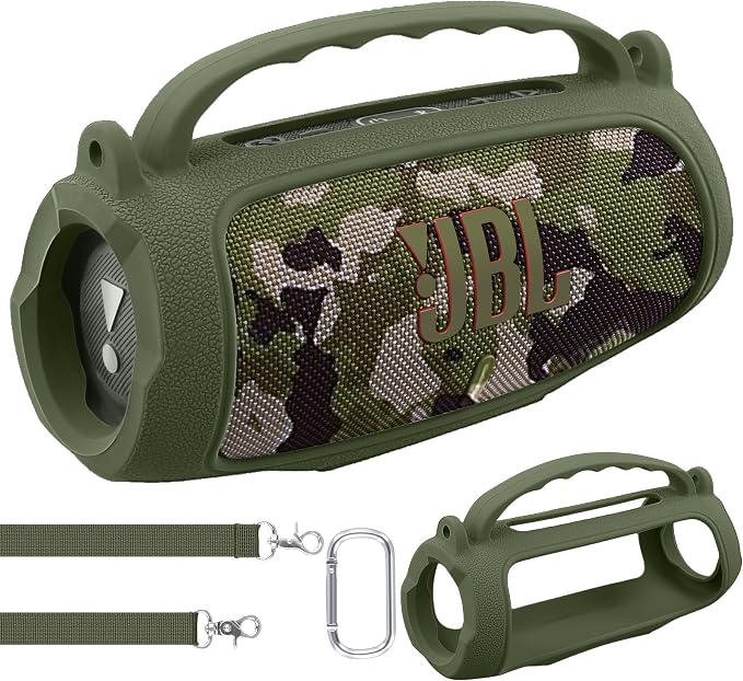 co2CREA Protective Silicone Case for JBL Charge 5 Portable Bluetooth Speaker (Speaker Not Included) - Image 1