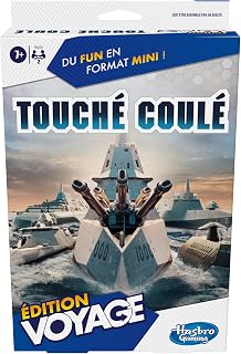 Hasbro Gaming Touché coulé édition Voyage, Jeu de société Portable pour 2 Joueurs, Jeux de Voyage, Jeux pour Enfants dès 7 Ans, Filles et Garçons - Image 1