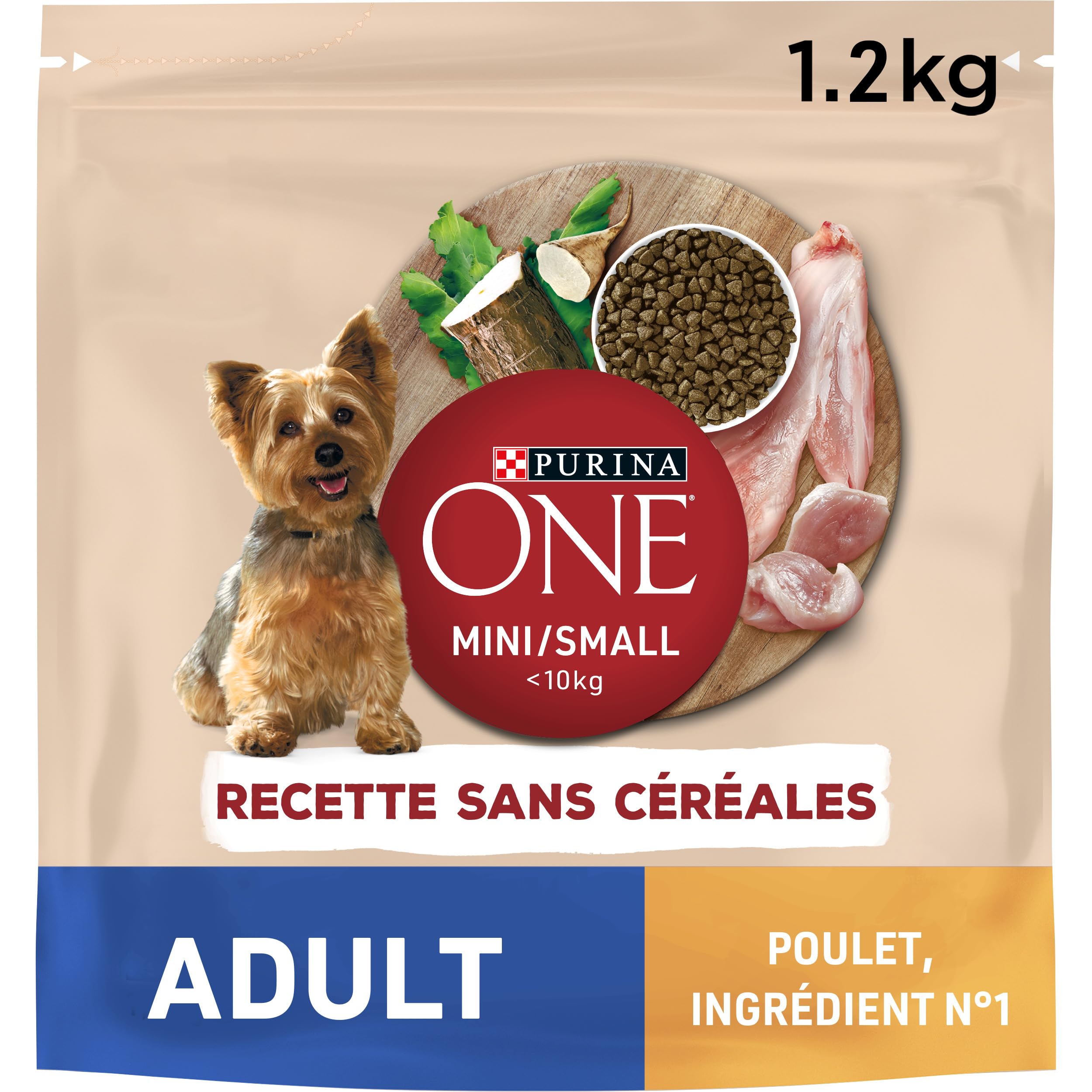PURINA ONE Mini Adult Grain-Free Chicken 1.2 kg - Image 1
