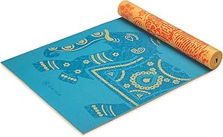 Yoga Mat - Premium 6 mm Print Reversible Extra Thick Non Slip Exercise & Fitness Mat for All Types of Yoga, Pilates & Floor Workouts (68 x 24 x 6 mm Thick) - Image 1