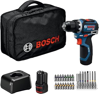 Bosch Professional perceuse-visseuse 12V sans-fil GSR 12V-32 (Advanced KickBack Control, moteur sans charbons, avec batterie 2,0 Ah, GAL 12V-20, accessoires, calage P&C, sac à outil) - Image 1