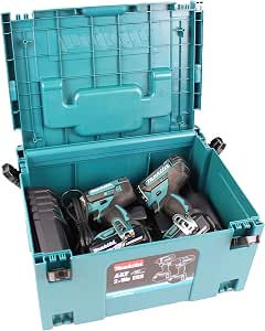 Makita DLX2127MJ Set of 2 Drill Tools + Screwdriver (DDF482 + DTD152) 18 V Li-Ion (2x 4.0Ah) + Makpac Box - Image 1