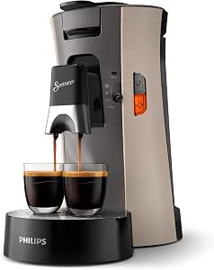 Philips CSA240/31 SENSEO Select Eco, Intensity Plus, Cream Plus, Memo Function - 100 ml, Nougat - Image 1