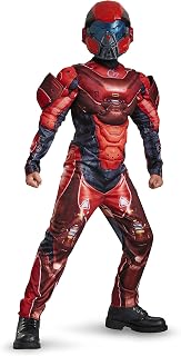 Red Spartan Classic Muscle Halo Microsoft Costume, Small/4-6 by Disguise - Image 1