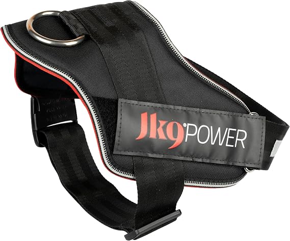 Julius-K9 Red Line Dog Harness with Patches without Handle Size S/Mini Red Line - Image 1